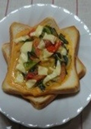 食パンで簡単♪なばなキッシュ-レシピのメイン写真
