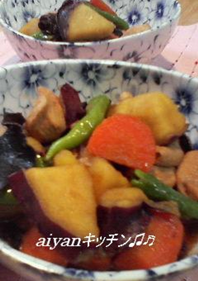 秋の煮物☆さつまいものこってり煮-レシピのメイン写真