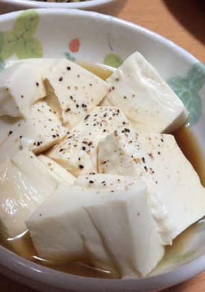 簡単☆湯豆腐 ブラックペッパーがけ-レシピのメイン写真