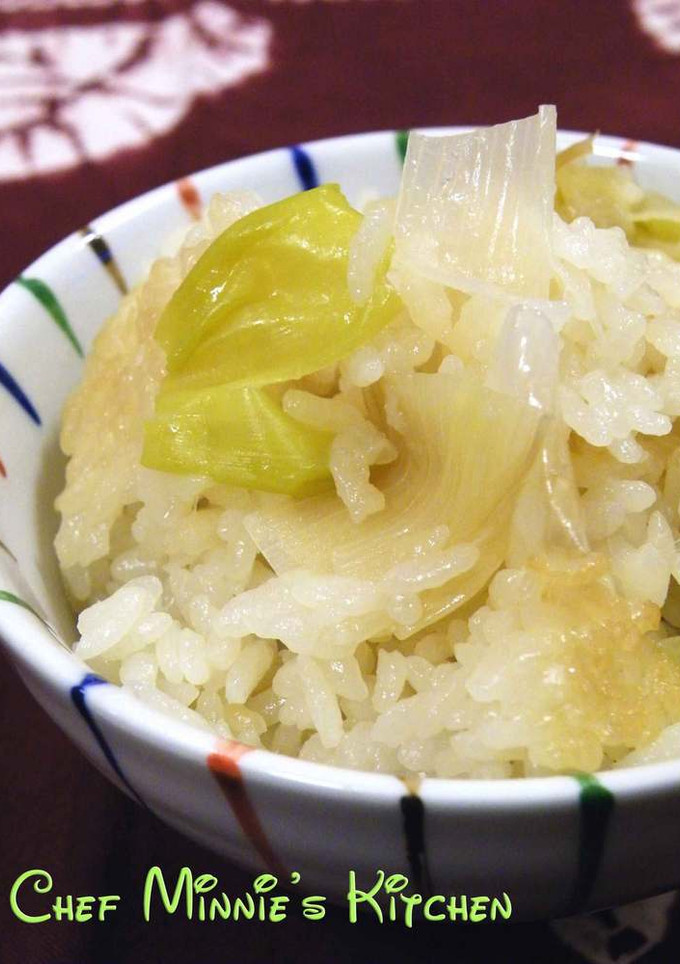 ☆焼き長ねぎの炊き込みご飯☆-レシピのメイン写真