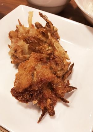 ご飯がすすむ！ごぼうと豚コマ肉のかき揚げ-レシピのメイン写真