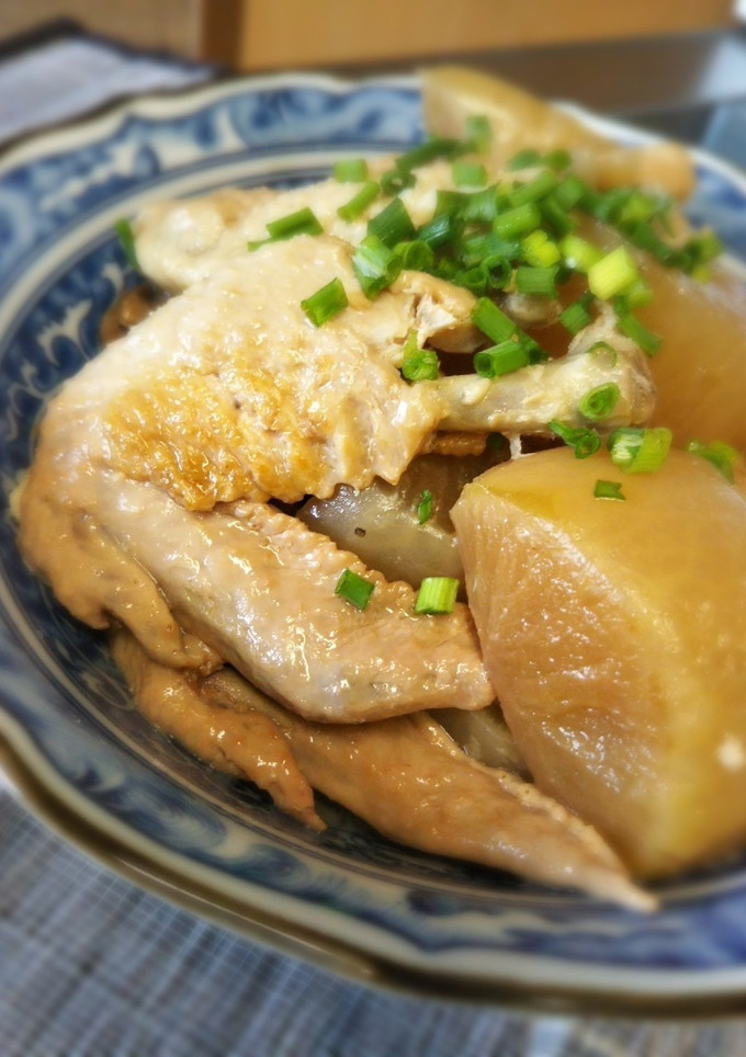 圧力鍋におまかせ！大根と手羽先の旨煮-レシピのメイン写真