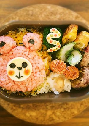簡単キャラ弁♪可愛い着ぐるみ風～弁当♪-レシピのメイン写真