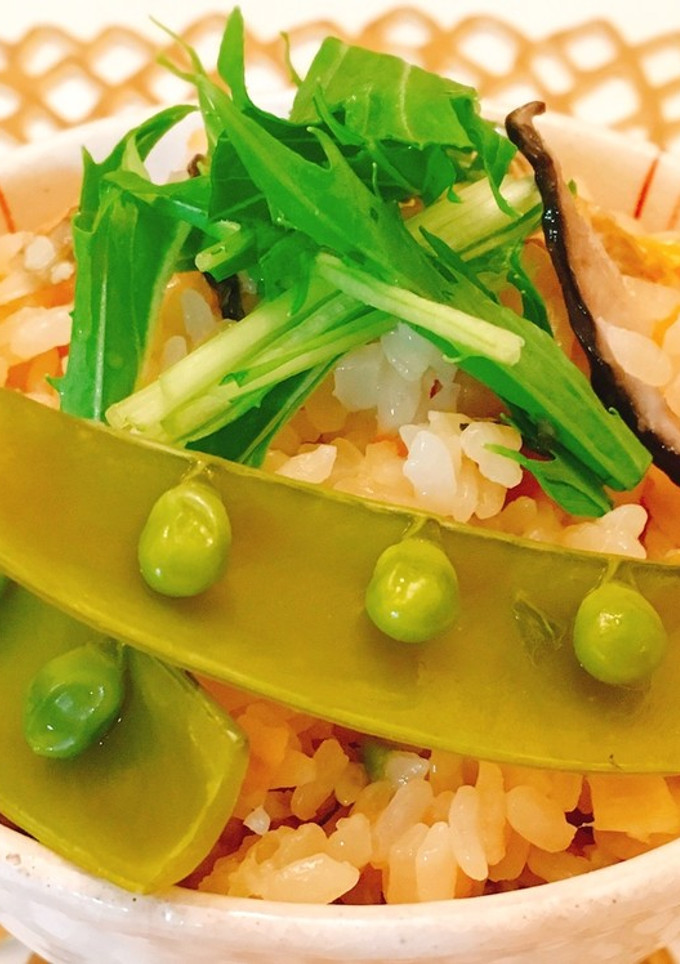 簡単！春野菜とあさりの炊き込みご飯-レシピのメイン写真