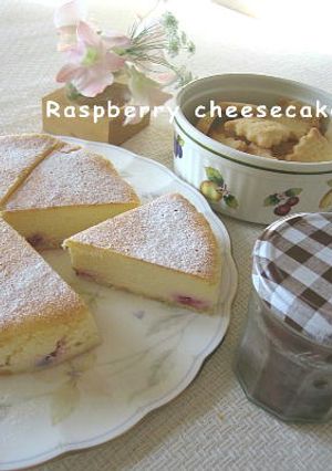 ラズベリーチーズケーキ♪-レシピのメイン写真
