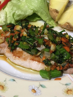 豚ロースの野菜ソースがけ-レシピのメイン写真