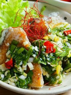 鰤の竜田揚げ!油淋鶏 風!~油淋鰤~-レシピのメイン写真