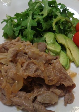 リンゴで柔らか美味♪豚の生姜焼き-レシピのメイン写真