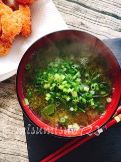 ねばとろ☆生めかぶのお味噌汁-レシピのメイン写真