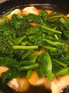 菜の花とささみの煮浸し-レシピのメイン写真
