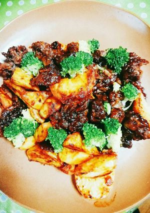 牛肉の竜田焼き-レシピのメイン写真