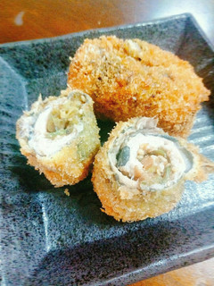イワシの梅干しとネギのフライ-レシピのメイン写真
