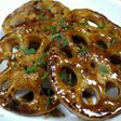 蓮根のバルサミコ甘辛炒め☆野菜のソテー