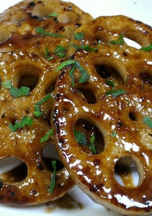 蓮根のバルサミコ甘辛炒め☆野菜のソテー-レシピのメイン写真