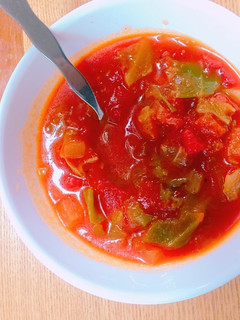 簡単!濃厚!野菜たっぷりトマトスープ-レシピのメイン写真