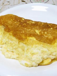 【驚き】ふわふわスフレオムレツ♪-レシピのメイン写真