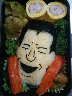 旦那⭐キャラ弁 アントニオ猪木-レシピのメイン写真