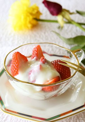 フルーツを美味しく！とろけるミルクソース-レシピのメイン写真