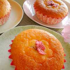 A picture of お手軽☆桜のカップケーキ.