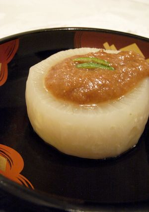 圧力鍋◆ゴマ味噌でいただくふろふき大根-レシピのメイン写真