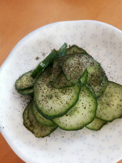 食べるほうじ茶★きゅうりのほうじ茶和え-レシピのメイン写真