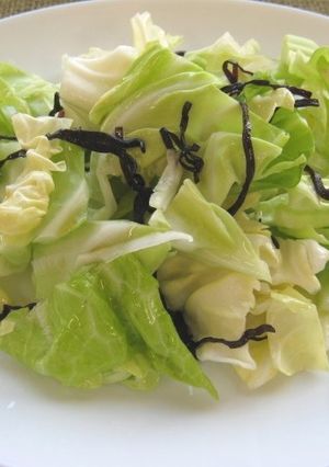 キャベツの塩昆布和え-レシピのメイン写真