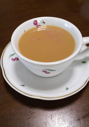 桜餅みたいな？ルイボスミルクティー-レシピのメイン写真