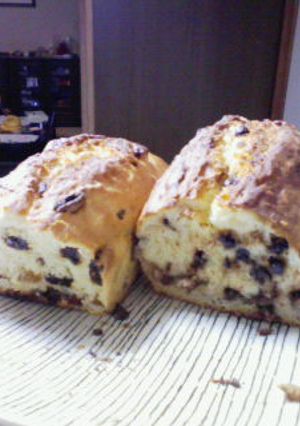 ノンオイルもちもちパウンドケーキぱん☆-レシピのメイン写真