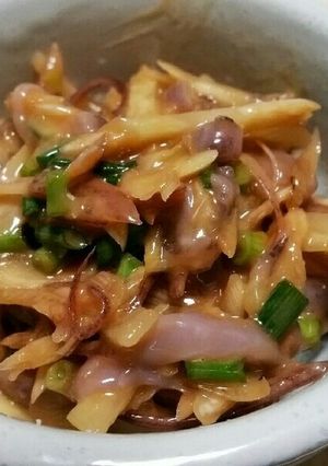 お通しに最適！塩辛の薬味和え-レシピのメイン写真
