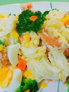 ☆ウインナ−とポテトのマヨドレサラダ *-レシピのメイン写真