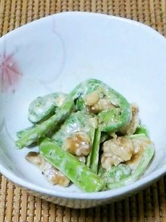 俺流コゴミのくるみ和え!味噌マヨ味-レシピのメイン写真