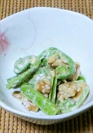 俺流コゴミのくるみ和え！味噌マヨ味-レシピのメイン写真