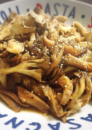 舞茸＆椎茸のニンニク醤油バター炒め-レシピのメイン写真