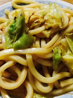 めんつゆとソースの焼きうどん-レシピのメイン写真