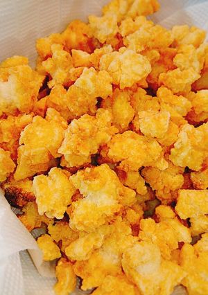 鏡餅で揚げおかき-レシピのメイン写真