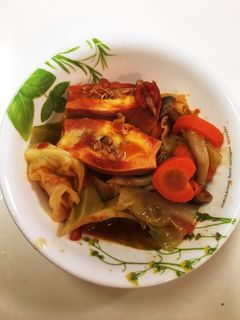 高野豆腐のツナチーズ洋風トマト煮-レシピのメイン写真