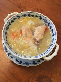 お腹にやさしい!サムゲタン風雑炊♡-レシピのメイン写真