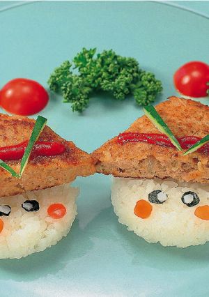 かぶとハンバーグ-レシピのメイン写真