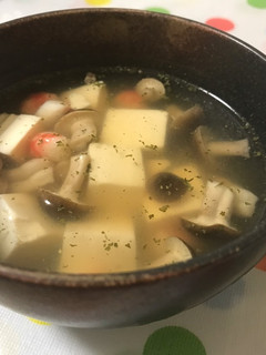 豆腐としめじのスープ-レシピのメイン写真