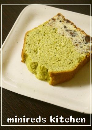 黒豆と抹茶の和風パウンドケーキ-レシピのメイン写真