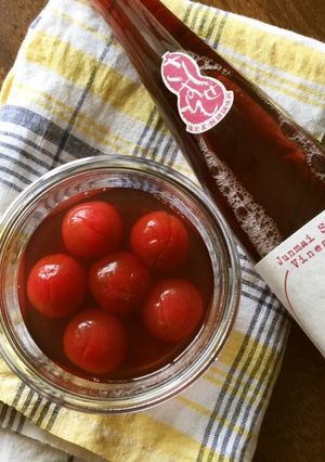 簡単!ミニトマトの赤酢マリネ-レシピのメイン写真