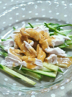 ピーナッツバター de 棒々鶏風-レシピのメイン写真