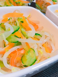 彩り♡簡単節約給食風ナムル-レシピのメイン写真