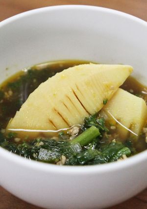菜の花とたけのこの春野菜スープカレー-レシピのメイン写真