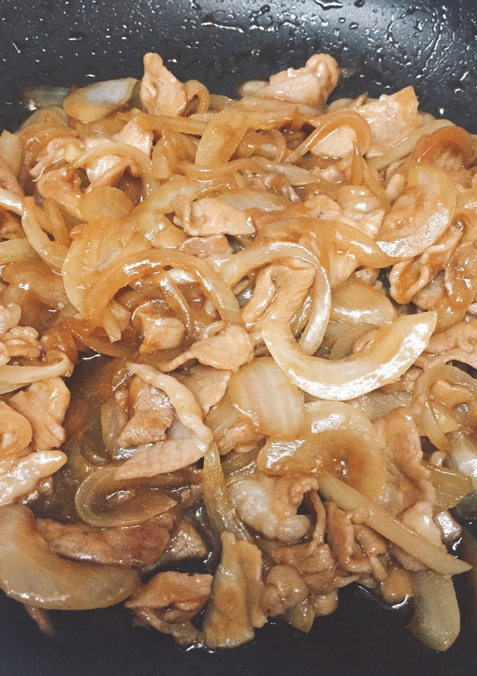 豚こまと玉ねぎの生姜焼き風*-レシピのメイン写真