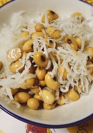 大豆とじゃこのおろしポン酢サラダ-レシピのメイン写真