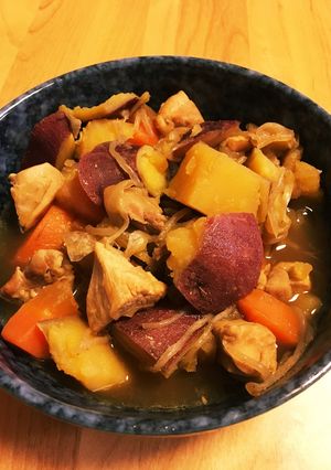 肉さつまいも-レシピのメイン写真