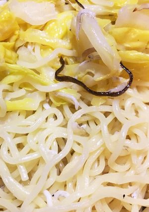 塩昆布とキャベツの焼きそば-レシピのメイン写真