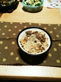 牛こまと牛蒡の炊き込みご飯-レシピのメイン写真