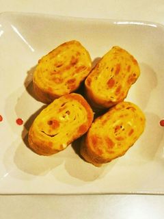 お弁当に☆鮭フレーク入り卵焼き-レシピのメイン写真